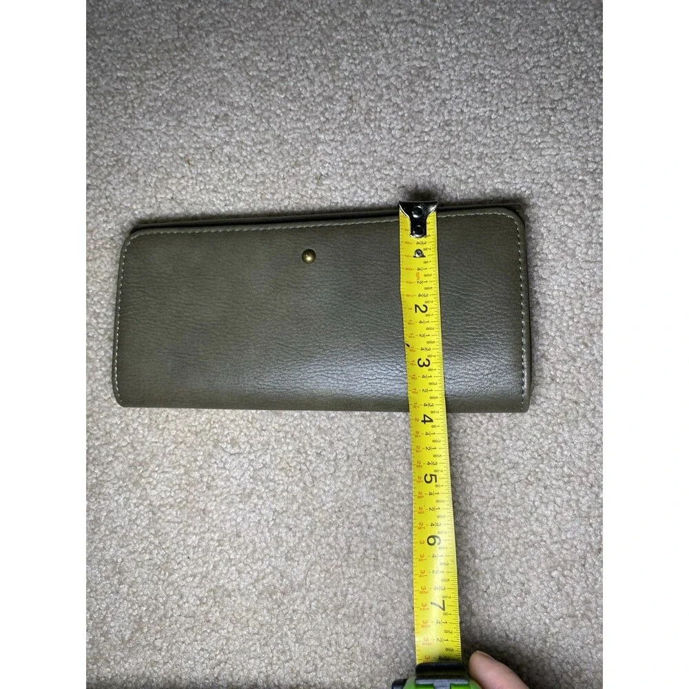 Universal Thread Olive Green Slim Tri-Fold Wallet